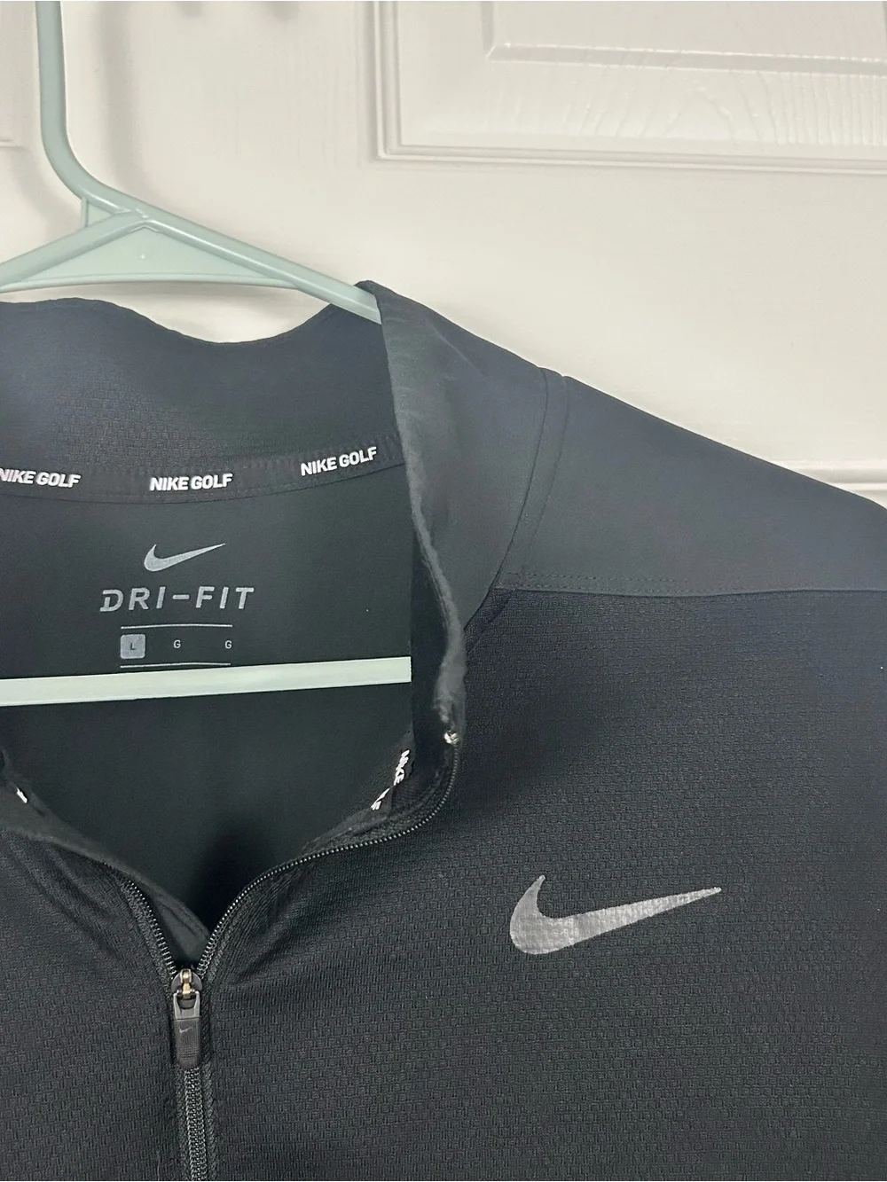 Nike Golf Dri-fit Black Pullover Men’s Large